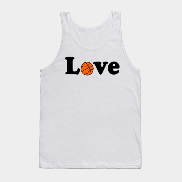 I love Baskettball Tank Top by Simple D.